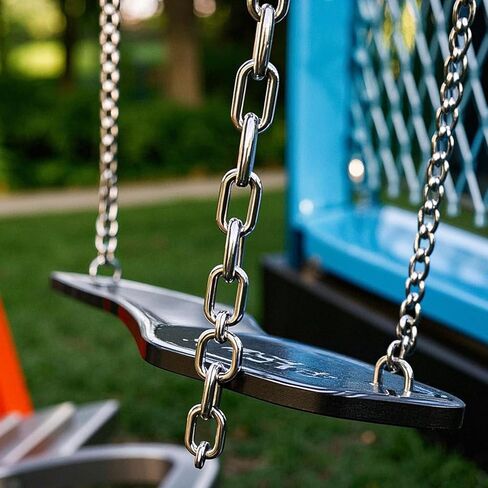 سلسلة لفائف من الفولاذ المقاوم للصدأ 33 قدم × 1/8 بوصة، سلسلة ربط معدنية شديدة التحمل 3 مم، سلسلة مطلية بالزنك لأرجوحة مقطورة الشاحنة، معلقة in Kuwait