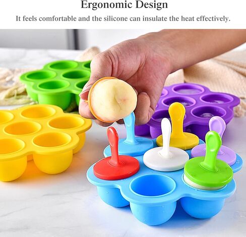 Nonstick 7-Hole Silicone Food Grade for Baking Ice Making Chocolate Gummy Oven Utensil in Saudi Arabia