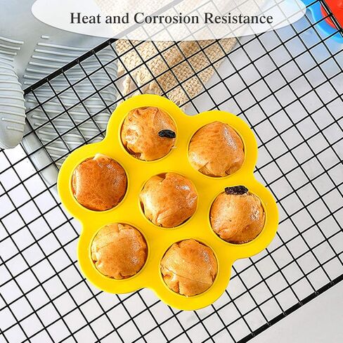 Nonstick 7-Hole Silicone Food Grade for Baking Ice Making Chocolate Gummy Oven Utensil in Saudi Arabia