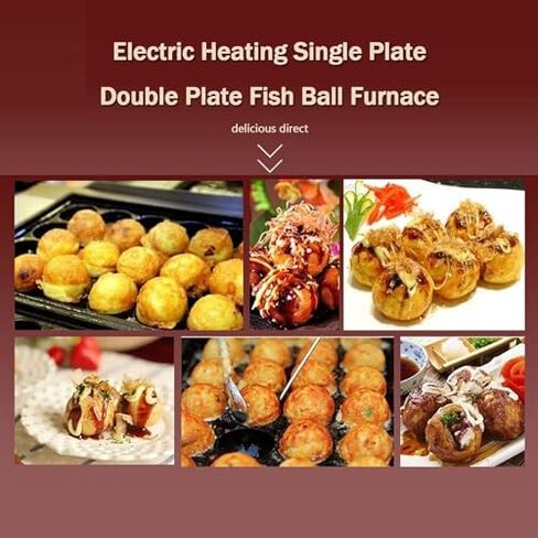 Octopus Ball Making Machine, Easily Makes Delicious Octopus Balls; a Multi-functional Snack Machine for Home and Commercial Use. in Saudi Arabia