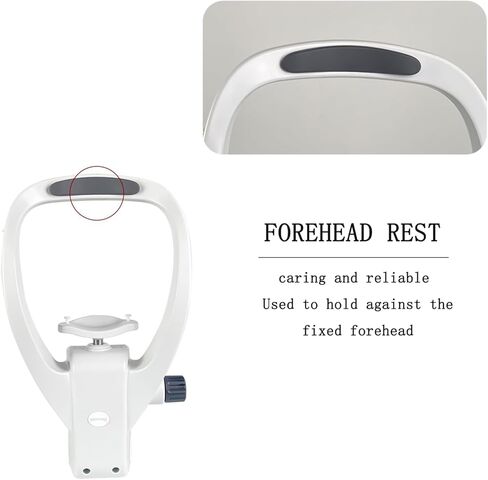 Optical Instrument Chin Rest & Forehead Bracket Set for Auto Refractometer, Eye Exam Equipment, Vision Testing Tools, Adjustable, Durable, Comfortable Support in Saudi Arabia