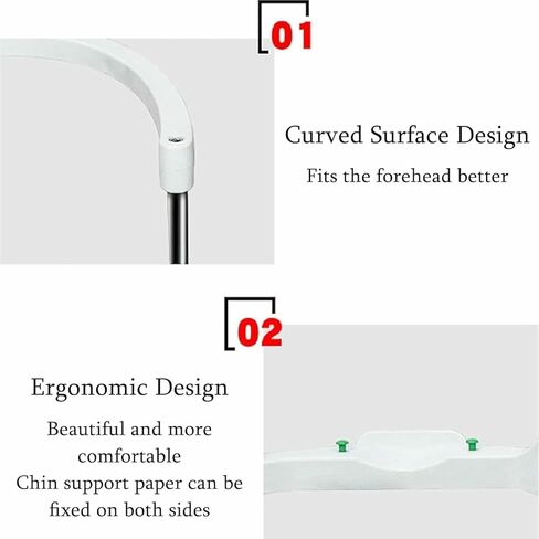 دعامة دعم للأجهزة البصرية القابلة للتعديل لراحة الذقن لاختبار قياس البصر بالكمبيوتر، لمراكز قياس البصر، والمحلات البصرية- in Kuwait
