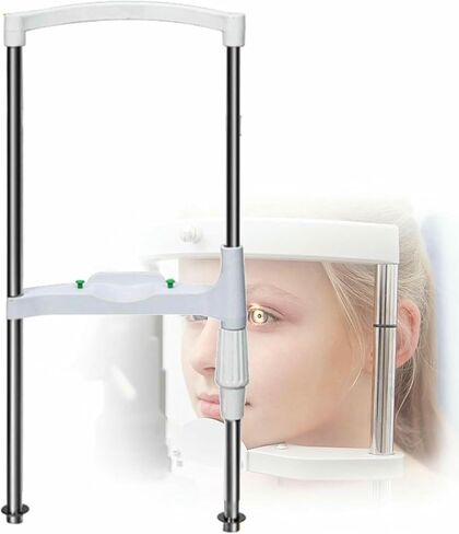 Forehead Support Optometry Accessories, Optical Instrument Chin Rest, Adjustable 0-95mm Lifting Distance,Vision Training, Eye Care Centers- in Saudi Arabia