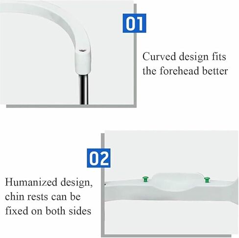 Forehead Support Optometry Accessories, Optical Instrument Chin Rest, Adjustable 0-95mm Lifting Distance,Vision Training, Eye Care Centers- in Saudi Arabia