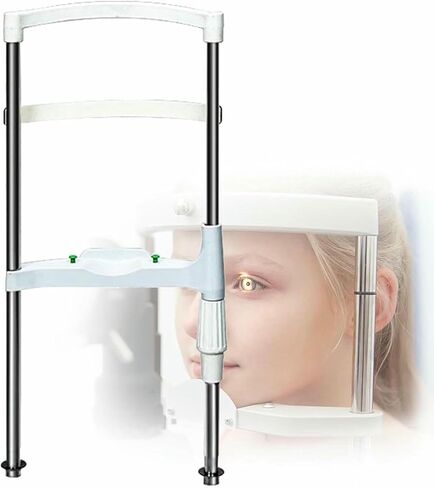 Forehead Support Optometry Accessories, Optical Instrument Chin Rest, Adjustable 0-95mm Lifting Distance,Vision Training, Eye Care Centers- in Saudi Arabia