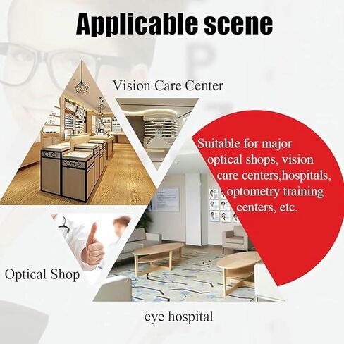 Forehead Support Optometry Accessories, Optical Instrument Chin Rest, Adjustable 0-95mm Lifting Distance,Vision Training, Eye Care Centers- in Saudi Arabia