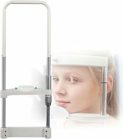 Forehead Support Optometry Accessories, Optical Instrument Chin Rest, Adjustable 0-95mm Lifting Distance,Vision Training, Eye Care Centers- in Saudi Arabia