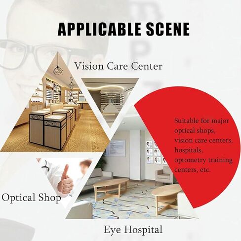 مجموعة دعامة مسند للأجهزة البصرية للجبهة، للاستخدام في مراكز المتاجر البصرية، ومرافق العناية بالعين- in Kuwait