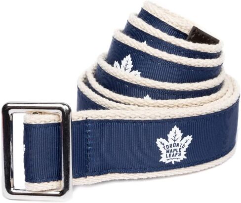 GELLS Toronto Maple Leafs NHL Hockey Belt Officially Licensed With Nickel Finished Brass Buckle And Logo Tin in Kuwait