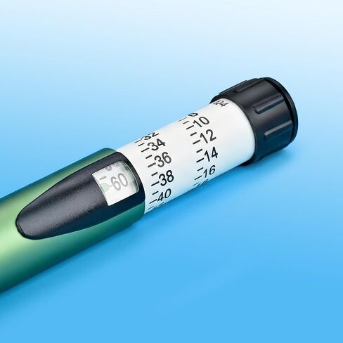 60 Unit Research Reusable Peptide Pen Injector with Protect Case, Clear Scale Design (Green) in Kuwait