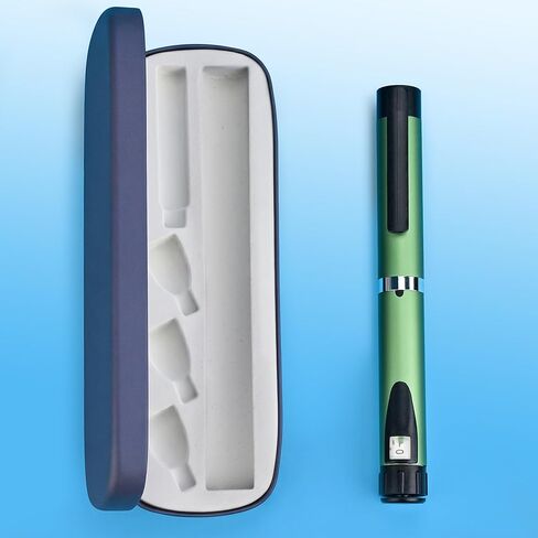 60 Unit Research Reusable Peptide Pen Injector with Protect Case, Clear Scale Design (Green) in Kuwait