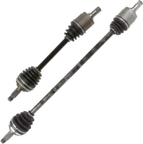 Detroit Axle - 2pc Front CV Axles for 06-10 Hummer H3, 09-10 H3T, 2 CV Axle Shafts Assembly 2006 2007 2008 2009 2010 Replacement in Saudi Arabia
