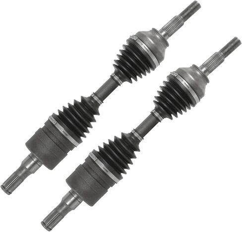 Detroit Axle - 2pc Front CV Axles for 06-10 Hummer H3, 09-10 H3T, 2 CV Axle Shafts Assembly 2006 2007 2008 2009 2010 Replacement in Saudi Arabia