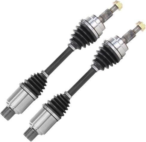 Detroit Axle - 2pc Front CV Axles for 06-10 Hummer H3, 09-10 H3T, 2 CV Axle Shafts Assembly 2006 2007 2008 2009 2010 Replacement in Saudi Arabia