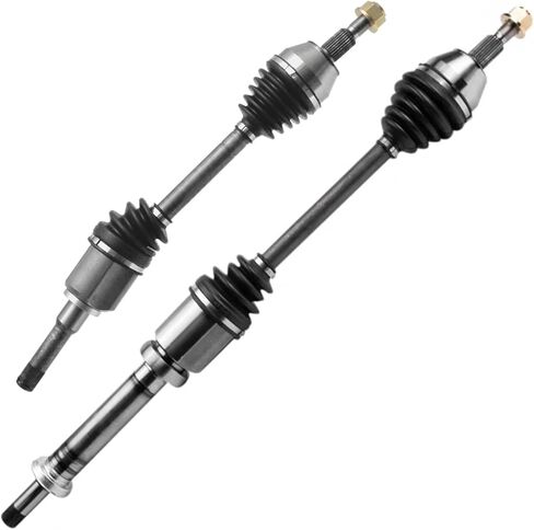 Detroit Axle - 2pc Front CV Axles for 06-10 Hummer H3, 09-10 H3T, 2 CV Axle Shafts Assembly 2006 2007 2008 2009 2010 Replacement in Saudi Arabia