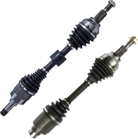Detroit Axle - 2pc Front CV Axles for 06-10 Hummer H3, 09-10 H3T, 2 CV Axle Shafts Assembly 2006 2007 2008 2009 2010 Replacement in Saudi Arabia