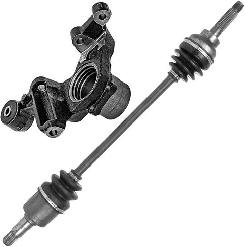 Detroit Axle - 2pc Front CV Axles for 06-10 Hummer H3, 09-10 H3T, 2 CV Axle Shafts Assembly 2006 2007 2008 2009 2010 Replacement in Saudi Arabia