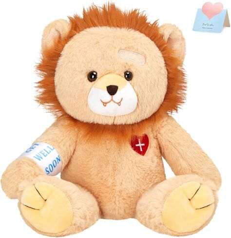 Houwsbaby 12 "تحالف على ما يرام قريبا Teddy Bear محشو بالحيوان على ما يرام دب حشو للأطفال البالغين بعد الجراحة للرضع للرضع الذراع الدب تشعر بتحسن الدب in Kuwait