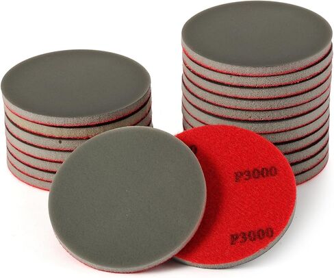 MAXMAN 24pcs Sanding Sponge Set, 3 Inch Foam Sanding Pads, 180-3000 Grit Hand Sander Block, Reusable Wet Dry Sandpaper Block for Wood, Drywall, Metal, Auto Polishing & Curved Surfaces in Saudi Arabia