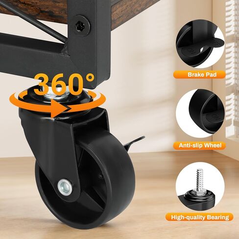 Yoga Mat Storage Rack, Home Gym Storage Rack, Retro Metal & Wood Weight Storage Racks for Yoga Mat, 360° Roller & Fitness Equipment, 60 Lbs per Shelf in Kuwait