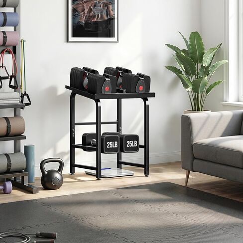 Dumbbell Rack Only Weight Stand For Adjustable Weight 500lbs Load up Heavy Duty for Home Gym（No Dumbbell, Rack Only） in Kuwait