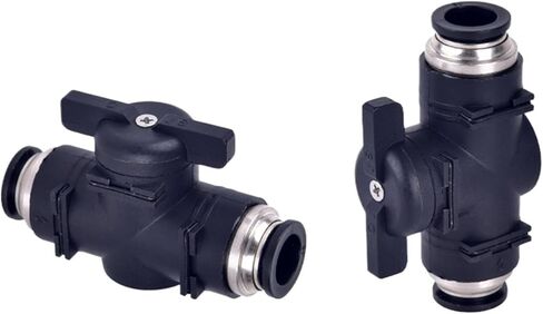 1 قطعة دفع هوائي في صمام اليد موصل سريع BUC4 6 8 10 12 مللي متر اليد لتحويل مفتاح هوائي (8 مللي متر) in Kuwait