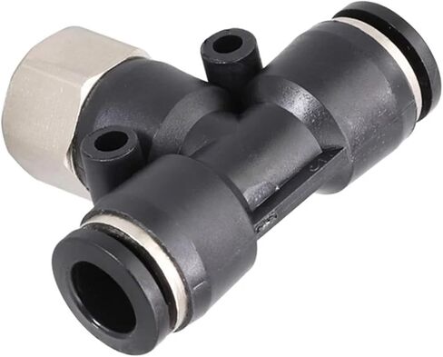 1pcs PTF Pneumatic Quick Connector N1/8" 1/4" 3/8" 1/2" NPT Internal Thread T-shaped tee British Pipe 5/32 1/4 5/16 3/8 PU Air Pipe(PTF 5l16-N03(NPT3l8)) in Saudi Arabia