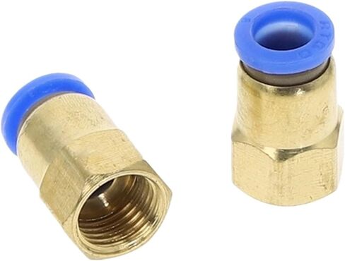 1 قطعة PCF "OD خرطوم أنبوب 4 مللي متر-12 مللي متر موصل هوائي 1/8 ''1/4'' 3/8 ''الأنابيب القياسية البريطانية أنثى موضوع دفع في المناسب (12 مللي متر OD خرطوم ، 1/4") in Kuwait