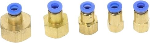 1 قطعة PCF "OD خرطوم أنبوب 4 مللي متر-12 مللي متر موصل هوائي 1/8 ''1/4'' 3/8 ''الأنابيب القياسية البريطانية أنثى موضوع دفع في المناسب (12 مللي متر OD خرطوم ، 1/4") in Kuwait