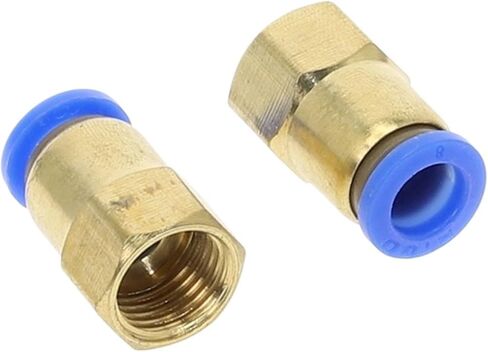 1 قطعة PCF "OD خرطوم أنبوب 4 مللي متر-12 مللي متر موصل هوائي 1/8 ''1/4'' 3/8 ''الأنابيب القياسية البريطانية أنثى موضوع دفع في المناسب (12 مللي متر OD خرطوم ، 1/4") in Kuwait