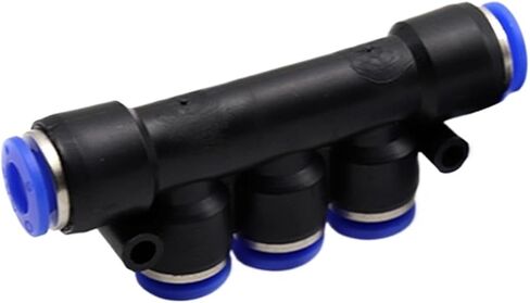 1 قطعة PKG "هوائي موصل متعدد تركيب سريع موصل هوائي دفع في صالح للهواء PK4 6 8 10 12 مللي متر (10-8-10) in Kuwait