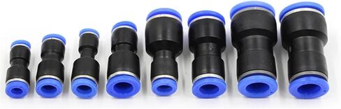 1pcs PG Air Pneumatic 10mm 8mm 6mm 12mm 16mm 4mm OD Hose Tube Touch Push Into Straight Gas Plastic Quick Connectors Fitting(Red,OD8MM- 6MM(5pcs)) in Saudi Arabia