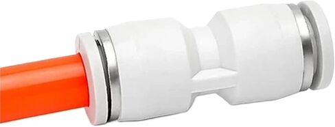 1 قطعة أجزاء هوائية 4/6/8/10/12/14/16 مللي متر الأبيض PU هوائي مستقيم الاتحاد موصل دفع في الهواء المناسب أنبوب الهواء أنبوب الإفراج السريع (PU-16(2 قطعة)) in Kuwait