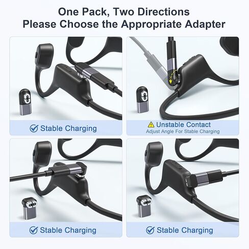 Ruxely USB C Adapter Magnetic Adapter لـ Shokz Headphone 3Pack ، بديل لكابل شوكز ، شاحن شاحن لفيلم Aftershokz Aeropex AS800 ، Shokz OpenRun S803 ، OpenRun Pro Mini S810 ، OpenComm 2 UC in Kuwait