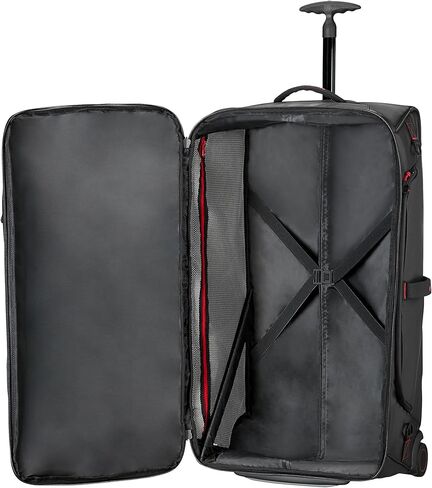Samsonite DUF/WH 55/20 STRICTCABIN, Black, Duffle S with 2 Wheels (55 cm-48.5 L) in Saudi Arabia
