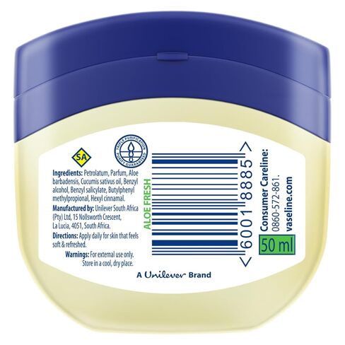 Vaseline Petroleum Jelly 50Ml Aloe Fresh in Kuwait