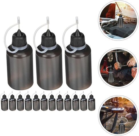 BESTYASH 20pcs 30ml Needle Tip Squeeze Bottles Portable Plastic Glue Applicator Bottles for Precise Dispensing Craft Paint and Oil Use in Kuwait