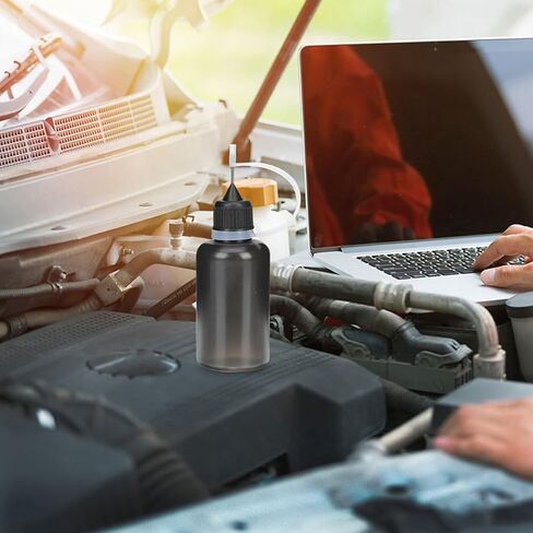 BESTYASH 20pcs 30ml Needle Tip Squeeze Bottles Portable Plastic Glue Applicator Bottles for Precise Dispensing Craft Paint and Oil Use in Kuwait