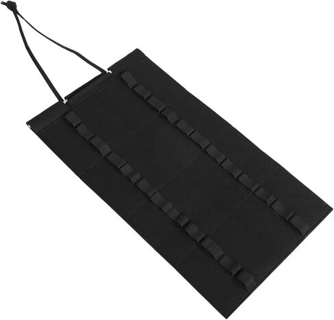 SUPVOX Portable Foldable Felt Drumstick Holder Wall Mounted Display for Percussion Sticks and Mallets Drumsticks Organizer Adjustable Design for Musicians and Drummers in Saudi Arabia