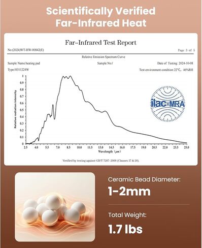 وسادة تسخين مرجحة بالأشعة تحت الحمراء البعيدة من BOB and BRAD لتخفيف آلام الظهر، مؤهلة من FSA-HSA، وسادة حرارية كهربائية كبيرة مقاس 12 × 24 مع إيقاف تلقائي، حرارة رطبة عميقة وحزام بدون استخدام اليدين للتشنجات والركبة والرقبة والكتف in Kuwait