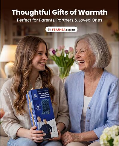 وسادة تسخين مرجحة بالأشعة تحت الحمراء البعيدة من BOB and BRAD لتخفيف آلام الظهر، مؤهلة من FSA-HSA، وسادة حرارية كهربائية كبيرة مقاس 12 × 24 مع إيقاف تلقائي، حرارة رطبة عميقة وحزام بدون استخدام اليدين للتشنجات والركبة والرقبة والكتف in Kuwait