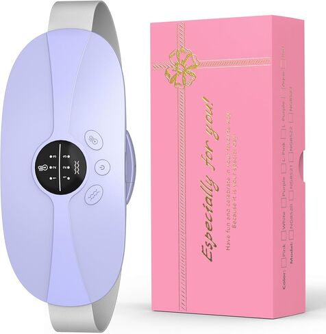 وسادة تدفئة محمولة، تسخين سريع لمدة 5 ثوانٍ، 3 مستويات للحرارة و3 أوضاع للتدليك، وسادة تدفئة لتشنجات الدورة الشهرية للنساء والفتيات (وردي) in Kuwait