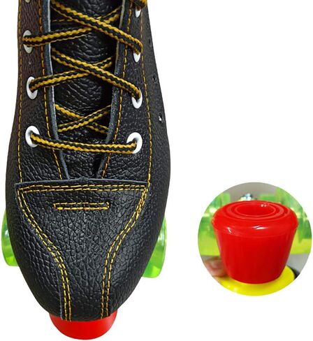 Quad Roller Skate Women's Classic Roller Skates PU Leather Children and Adult Safety Comfortable Outdoor Sports Shoes (black 3) in Saudi Arabia