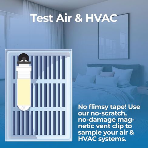 Mold Test Kit for Home by Detekt - with 4 Mold Detection + 4 Bacteria Detection Tests for HVAC, Surfaces, & Indoor Air Quality - DIY Kit inlcudes Detailed Identification Guide & Free Consultation in Kuwait