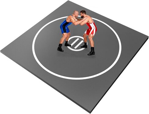 Wrestling Mat Large 10ft for Home Workout, High-Density XPE Foam Training Mat for MMA Exercise Yoga, 1.2inch Thicken Folding Gym Mat for Tumbling Grappling Boxing Taekwondo Cheerleading in Kuwait