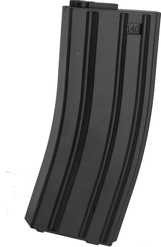 Evike Airsoft - 6mmProShop 140rd Mid-Cap Mag لـ M4 Airsoft AEGs (اللون: أسود/ماج فردي) - (PID: 55084) in Kuwait