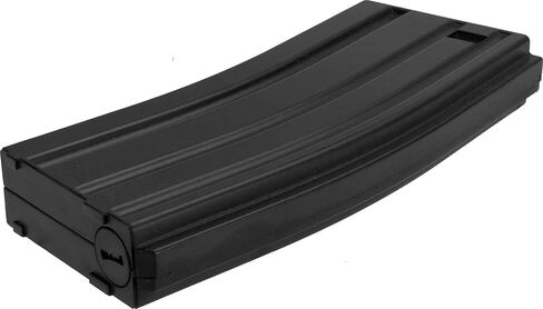 Evike Airsoft - 6mmProShop 140rd Mid-Cap Mag لـ M4 Airsoft AEGs (اللون: أسود/ماج فردي) - (PID: 55084) in Kuwait
