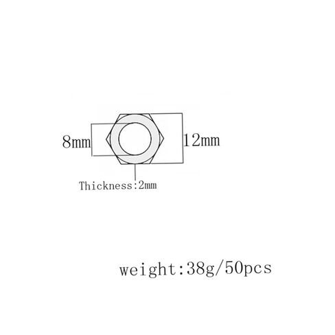 Fine Tooth Thin Nut for Guitar Bass Socket Jack 0.47 Inch Diameter Replacement Guitar Nuts for Electric Bass Parts in Saudi Arabia