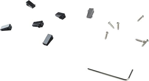 Guitar String Locking Nut, 6 Pcs Triangular Black Zinc Alloy Electric Guitar String Locking Nut for Electric Headless Bass Guitar in Saudi Arabia