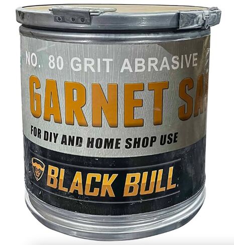 SBGARN Premium Garnet Blast Media, 80 Grit, 50 lb, Industrial Abrasive for Surface Prep, Rust Removal, and Sandblasting Projects in Saudi Arabia